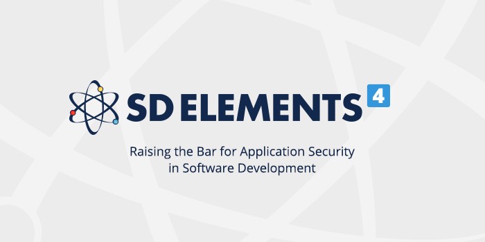 SD Elements V4 &#8211; Raising the bar for Application Security in Software Development