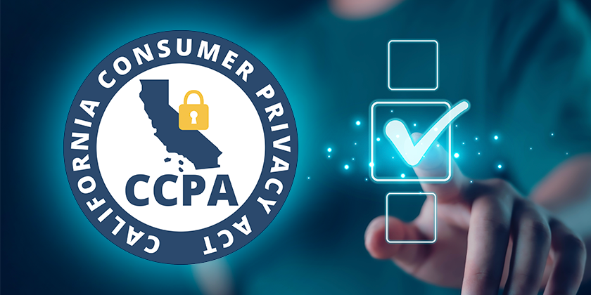 CCPA logo and checkmark