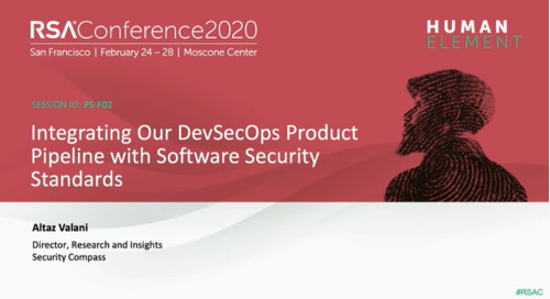 RSA Presentation: At What Point Does DevSecOps Become Too Risky for the Business?